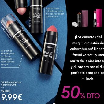 Oriflame Stick iluminador con color the one oferta