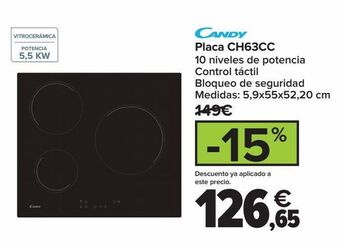 Carrefour Candy placa ch63cc oferta