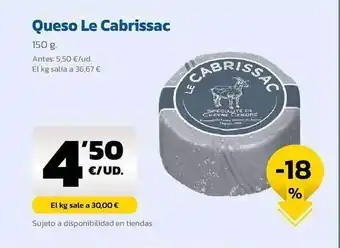 AhorraMas Queso le cabrissac oferta