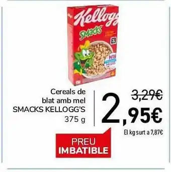 Andorra 2000 Cereals de blat amb mel smacks kellogg's oferta