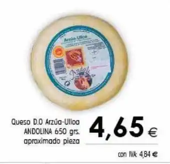 Cash Ifa Queso d.o arzúa-ulloa andolina 650 - aproximado pieza oferta