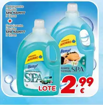 Supermercados Piedra Detergente liquido spa namyt o suavizante liquido oferta