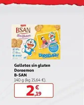 Alcampo Galletas sin gluten doraemon b-san oferta