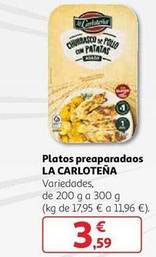 Alcampo Platos preparados la carloteña oferta