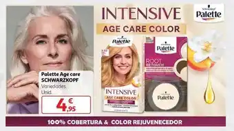 Alcampo Palette age care schwarzkopf oferta