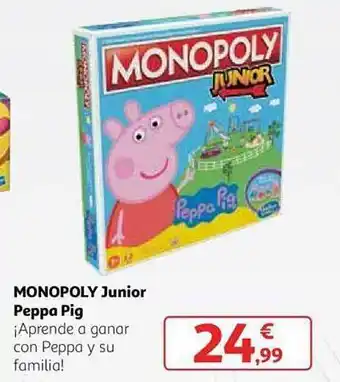 Alcampo Monopoly junior peppa pig oferta