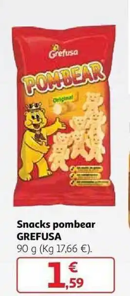 Alcampo Snacks pombear grefusa oferta