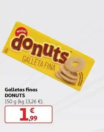 Alcampo Galletas finas donuts oferta