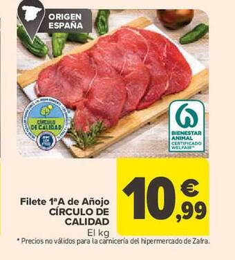 Carrefour Filete 1a a de añojo círculo de calidad oferta