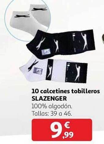 Alcampo 10 calcetines tobilleros slazenger oferta