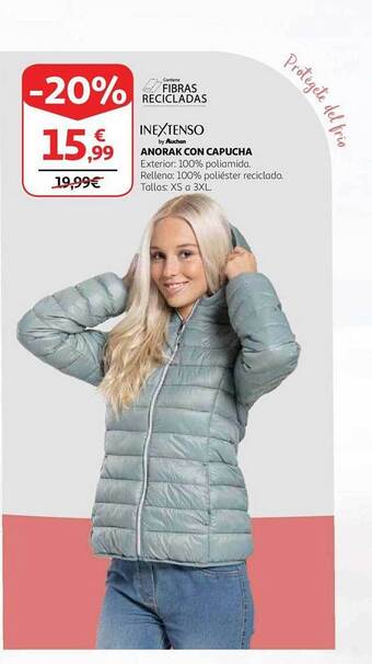 Alcampo Inextenso anorak con capucha oferta