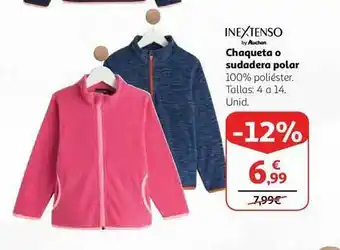 Alcampo Inextenso chaqueta o sudadera polar oferta
