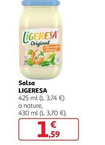 Alcampo Salsa ligeresa oferta