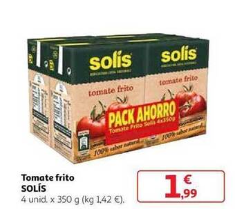 Alcampo Tomate frito solís oferta