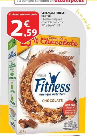 Alcampo Cereales fitness nestlé oferta