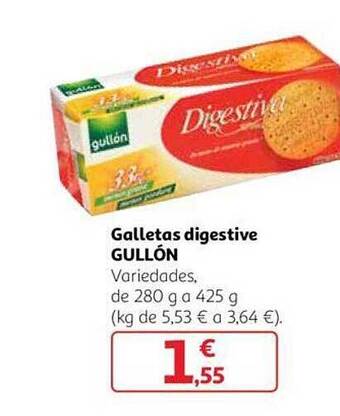 Alcampo Galletas digestive gullón oferta