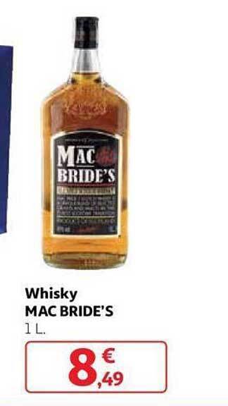 Alcampo Whisky mac bride's oferta
