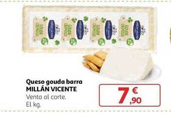 Alcampo Queso gouda barra millán vicente oferta