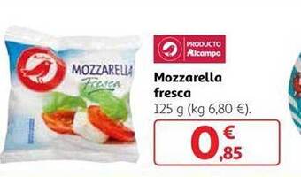 Alcampo Mozzarella fresca oferta