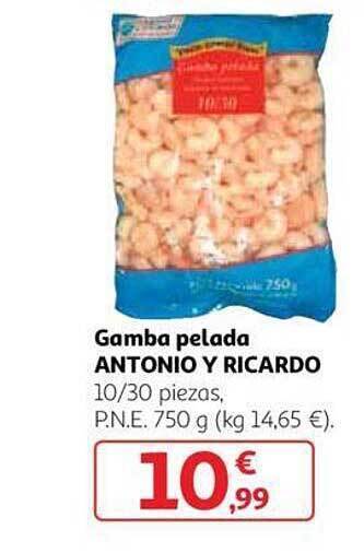 Alcampo Gamba pelada antonio y ricardo oferta