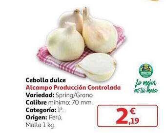 Alcampo Cebolla dulce oferta