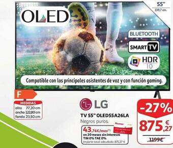 Alcampo Lg tv 55 oferta