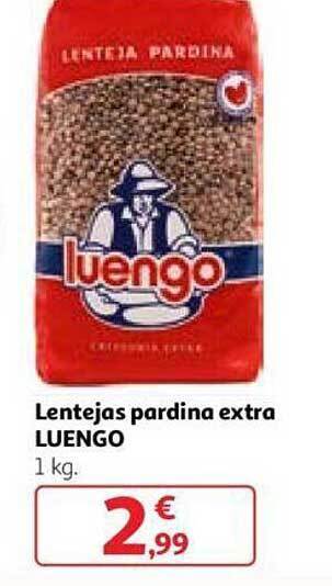 Alcampo Lentejas pardina extra luengo oferta