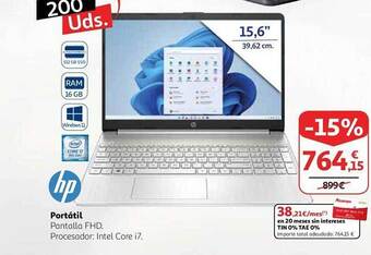 Alcampo Hp portátil oferta