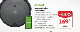Alcampo Aspirador robot roomba 697 oferta