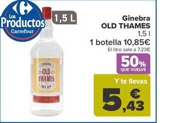 Carrefour Ginebra old thames oferta