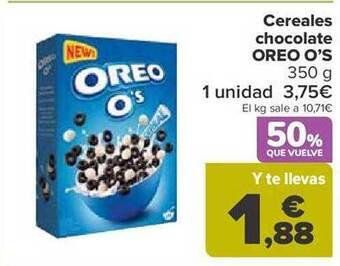 Carrefour Cereales chocolate oreo o's oferta