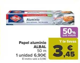 Carrefour Papel aluminio albal oferta