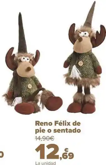 Carrefour Reno félix de pie o sentado oferta