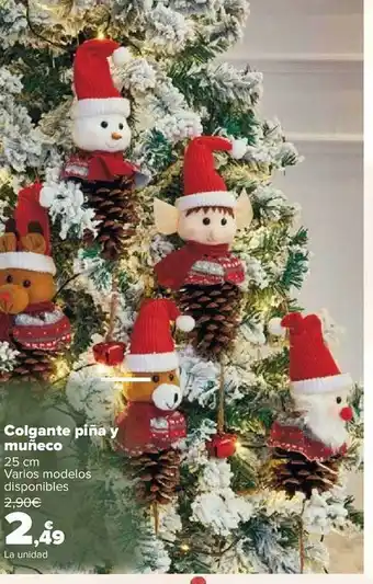 Carrefour Colgante piña y muñeco oferta