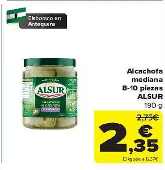 Carrefour Alcachofa mediana 8-10 piezas alsur oferta