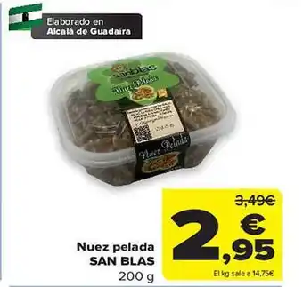 Carrefour Nuez pelada san blas oferta