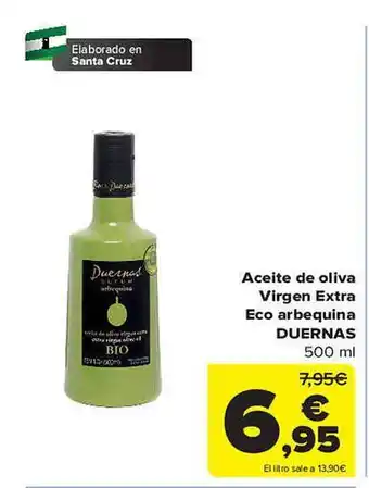 Carrefour Aceite d oliva virgen extra eco arbequina duernas oferta
