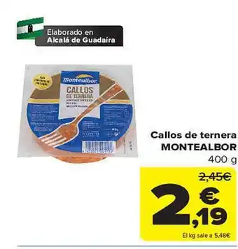 Carrefour Callos de ternera montealbor oferta