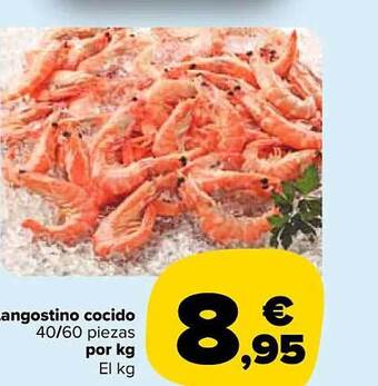 Carrefour Market Langostino cocido 40-60 piezas por kg oferta