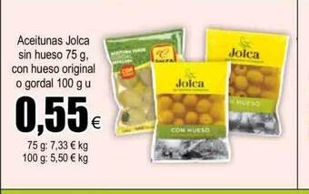 FROIZ Aceitunas jolca sin hueso con hueso original o gordal oferta
