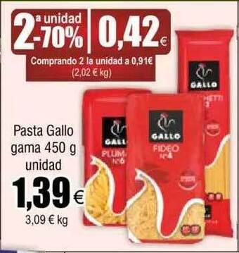 FROIZ Pasta gallo oferta