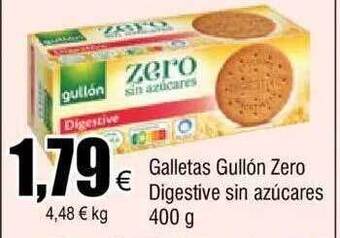 FROIZ Galletas gullón zero digestive sin azucares oferta