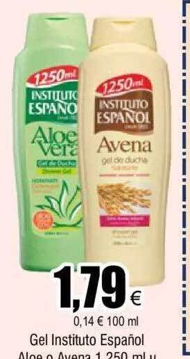 FROIZ Gel instituto español aloe o avena oferta