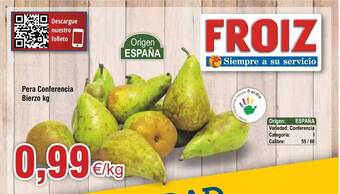 FROIZ Pera conferencia bierzo kg oferta