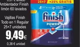 FROIZ Vajillas finish todo en 1 regular oferta