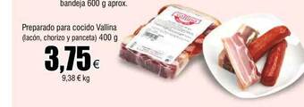FROIZ Preparado para cocido vallina oferta
