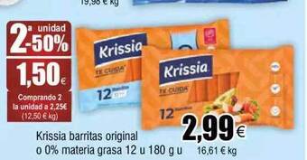 FROIZ Krissia barritas original o 0% materia grasa oferta