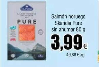 FROIZ Salmón noruego skandia pure sin ahumar oferta