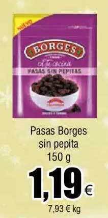 FROIZ Pasas borges sin pepita oferta