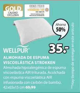 Wellpur almohada discount